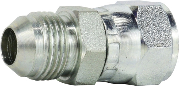 Midland Metal 65041010 Straight Swivel Nut Connector, 7/8 in Male JIC x 7/8 in Female JIC