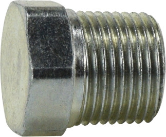 Midland Metal 95086 Plug, 3/8 in Male BSPT, Steel
