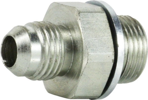 JIC to BSPP Male Connector 3/4-16X3/8-19 MJICXMBSPP ST CONN - 700286
