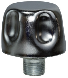 Midland Metal MB4016 Screw-On Air Breather, 1 in Nominal, MPT, Steel, Chrome-Plated