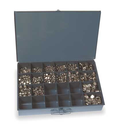 Stainless Steel Hex Head Nylon Insert Lock Nut Assortment