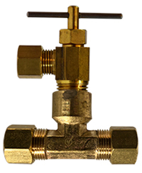 3/8 X 3/8 LF VALVE AND TEE - 46174LF