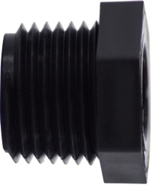 Midland Metal 28818P Pipe Bushing, 3 in MPT x 2 in FPT, Polypropylene