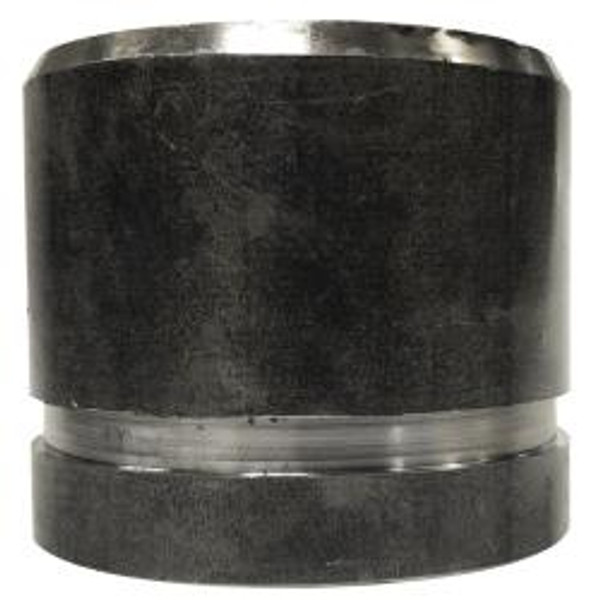 Midland Metal 57201GBS Seamless Pipe Nipple, 3 in Grooved x 3 in Beveled, 3 in L, Steel, Black, SCH 40 Schedule