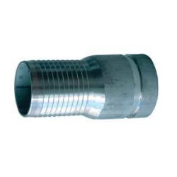 Buchanan Rubber CNG-200-SP Combination King Nipple, 2 in Hose Barbed x 2 in Grooved, Steel