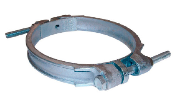 Buchanan Rubber DBC-818-DP Heavy-Duty Double Bolt Clamp, 7-11/16 in Nominal, 7-11/16 in Minimum Clamp Diameter
