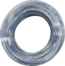 Midland Metal 973217 Tubing, PVC, 1/2 in ID, 5/8 in OD, 100 ft L, 1/16 in Thick Wall