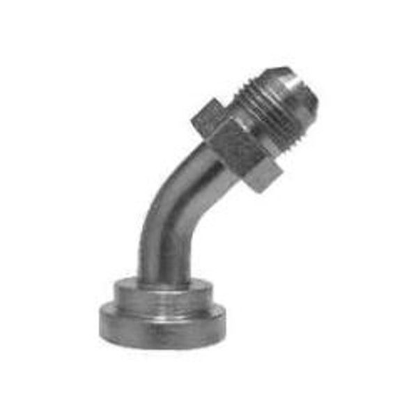 Midland Metal 18031612 45 deg Adapter Elbow, 1 in MJIC x 3/4 in Code 62 Flanged, Steel Midland Metal 18031612 45 deg Adapter Elbow, 1 in MJIC x 3/4 in Code 62 Flanged, Steel