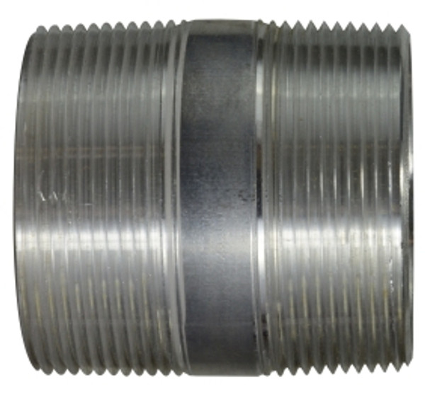 Midland Metal 76204 3" Diameter, Aluminum Nipples, 3 x 4-1/2 Alum Nipple, Nipples and Fittings