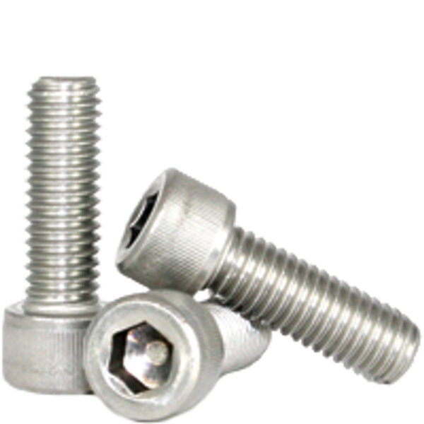 M3-0.50 x 12 mm Socket Head Cap Screws, 18-8 Stainless Steel, Fully Threaded, Qty 100