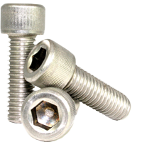 3/8"-16 x 1" Socket Head Cap Screw, 18-8 Stainless Steel, Fully Threaded, Qty 100