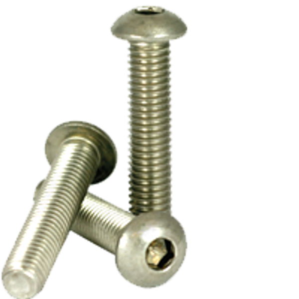 Stainless Button Socket Cap Screw | M6-1.00x45 MM (18-8) Full Thread, Qty 100