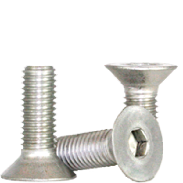 Stainless Flat Socket Cap Screw | M6-1.00x16 MM (18-8) Full Thread, Qty 100