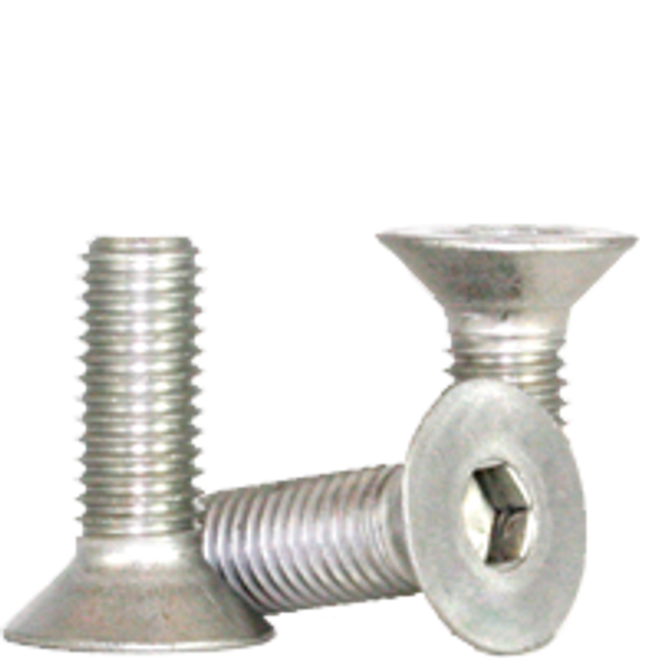 Stainless Flat Socket Cap Screw | M8-1.25x25 MM (18-8) Full Thread, Qty 100