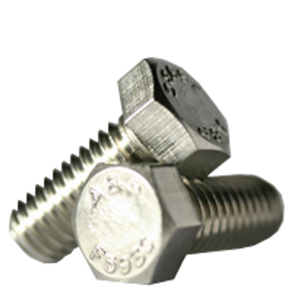 7/16"-20 x 2" Hex Cap Screws, 18-8 Stainless Steel, Partially Threaded, Qty 50