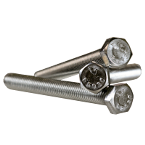 Stainless Hex Cap Screw | 1/4"-20x3 1/2" (18-8) Full Thread, Qty 50