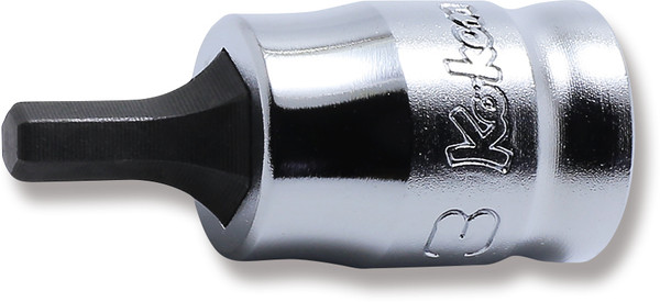 Ko-ken 2010MZ.25-3 1/4 Sq. Dr. Bit Socket  3mm 6 point Length 25mm Z-series