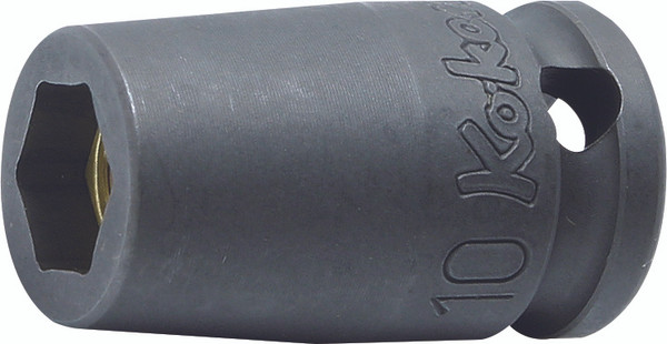 Ko-ken 13460AG-1/4 3/8 Sq. Dr. Socket  1/4 6 point Length 32mm Self-Tapping screw Magnet