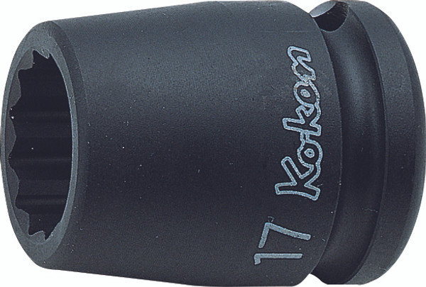 Ko-ken 14405M-21 1/2 Square Drive Socket 21mm 12 point Length 38mm