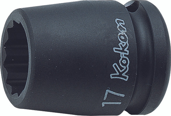 Ko-ken 14405A-1/2 1/2 Sq. Dr. Socket  1/2 12 point Length 38mm