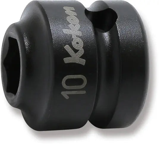 Ko-ken 14401MS-10 1/2 Sq. Dr. Socket  10mm 6 point Length 23mm Thin walled