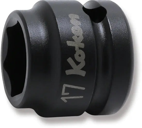 Ko-ken 14401MS-17 1/2 Sq. Dr. Socket  17mm 6 point Length 26mm Thin walled