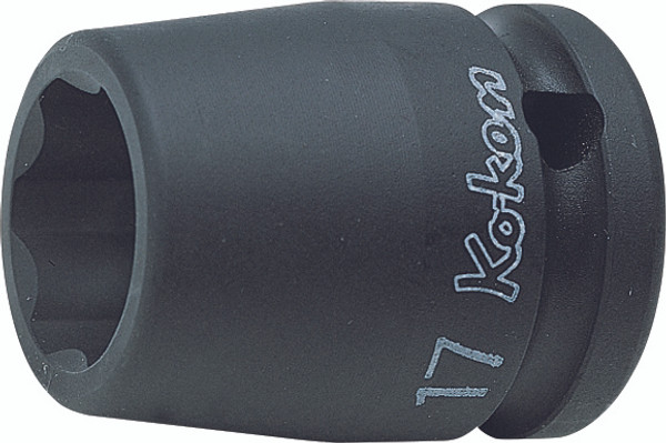 Ko-ken 14410M-17 1/2 Square Drive Socket 17mm Surface Drive Length 38mm Ko-ken 14410M-17 1/2 Square Drive Socket 17mm Surface Drive Length 38mm