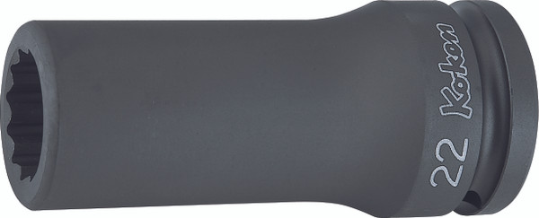 Ko-ken 16305M-24 3/4 Square Drive Socket 24mm 12 point Length 100mm