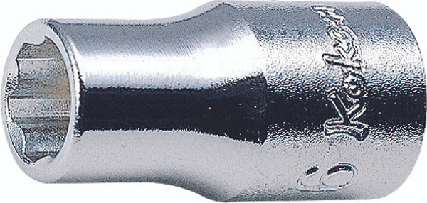 Ko-ken 2410M-14 1/4 Square Drive Socket 14mm Surface Length 24mm