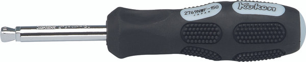 Ko-ken 2769NWF-150 1/4 Square Drive Spinner Handle Wobble-Fix Length 150mm