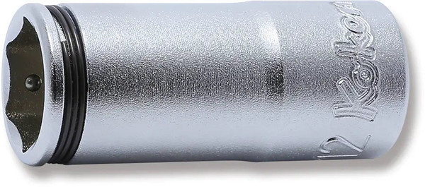 Ko-ken 3350X-12 3/8 Sq. Dr. Semi-Deep NUT GRIP® Socket 12mm