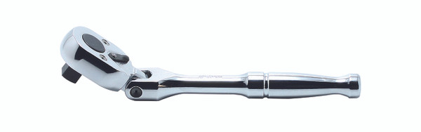 Ko-ken 3774PS 3/8 Square Drive Ratchet Handle 24 teeth Flexible Head Length 175mm Polished Handle