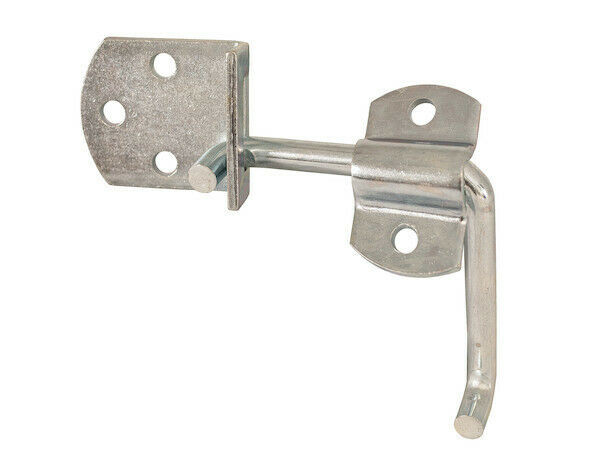 Zinc - Security Latch Set Straight Side