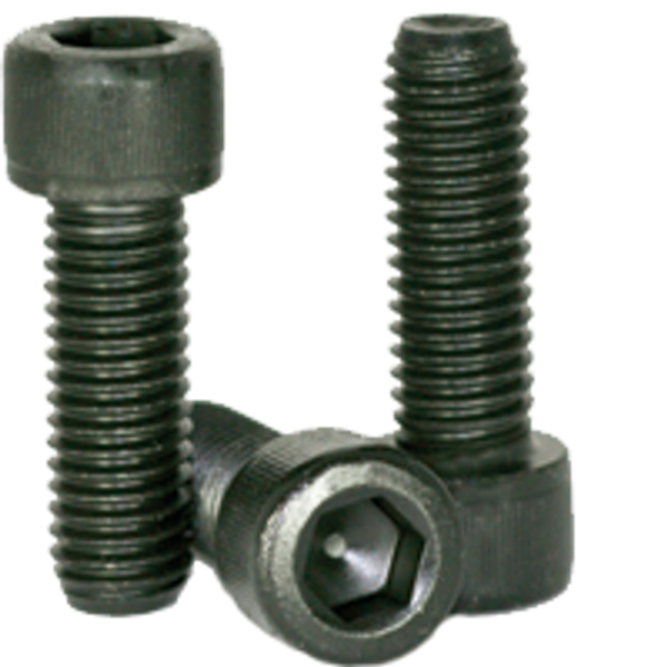 1/4"-20 x 1 3/4" Socket Head Cap Screw, Thermal Black Oxide, Partially Threaded, Alloy Steel, Qty 100