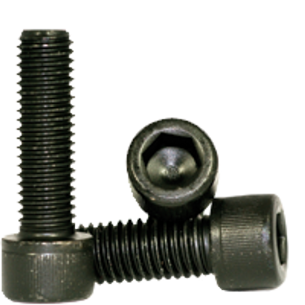 M4-0.70 x 6mm Socket Head Cap Screws, Thermal Black Oxide, Class 12.9, Coarse, Fully Threaded, ISO 4762 / DIN 912, Qty 100