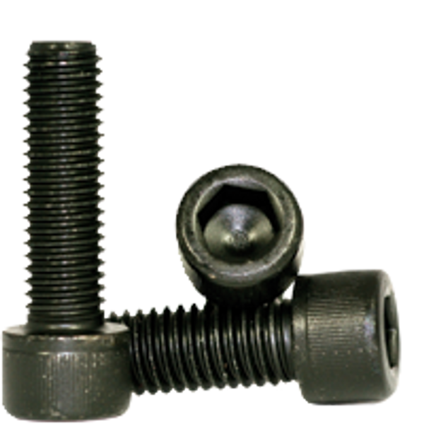 M8-1.25 x 70mm Socket Head Cap Screws, Thermal Black Oxide, Class 12.9, Coarse, Partially Threaded, ISO 4762 / DIN 912, Qty 100