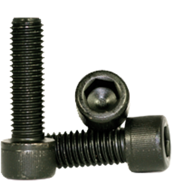 M12-1.75 x 220mm Socket Head Cap Screws, Thermal Black Oxide, Class 12.9, Coarse, Partially Threaded, ISO 4762 / DIN 912, Qty 10