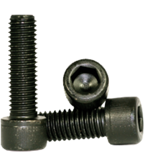 M10-1.50 x 190mm Socket Head Cap Screws, Thermal Black Oxide, Class 12.9, Coarse, Partially Threaded, ISO 4762 / DIN 912, Qty 25