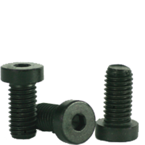 M10-1.50 x 50mm Low Head Socket Cap Screws, Thermal Black Oxide, Class 10.9, Coarse, Partially Threaded, Alloy Steel, DIN 7984, Qty 50