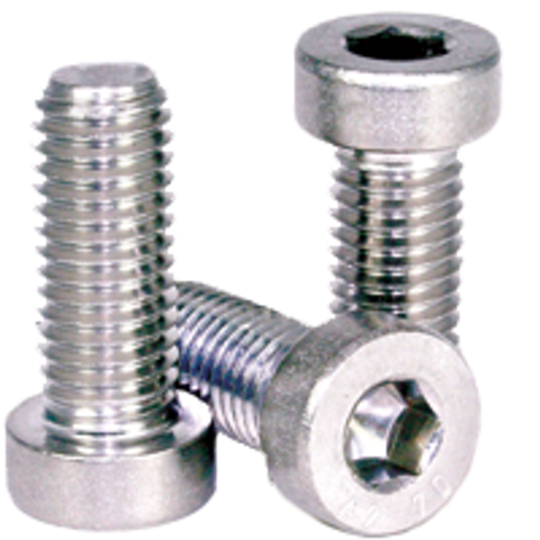 M10-1.50 x 40 mm Low Head Socket Cap Screws, 18-8 Stainless Steel, Coarse, Partially Threaded, Qty 100