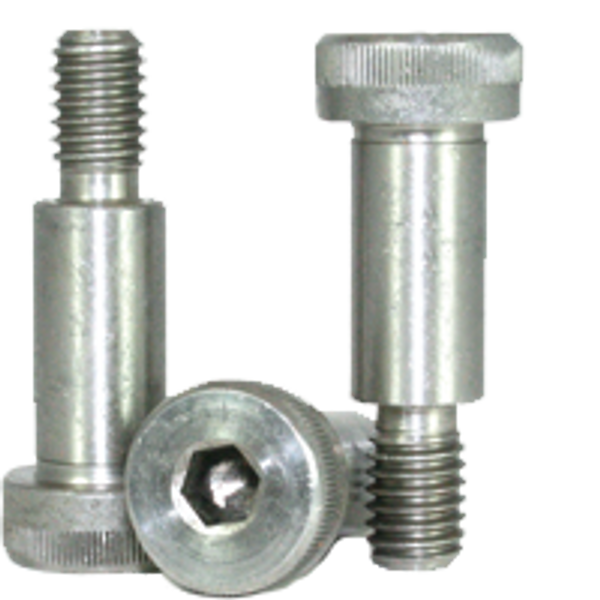 3/8"-5/16-18 x 1/2" Socket Shoulder Screws, 18-8 Stainless Steel, Coarse, Qty 25
