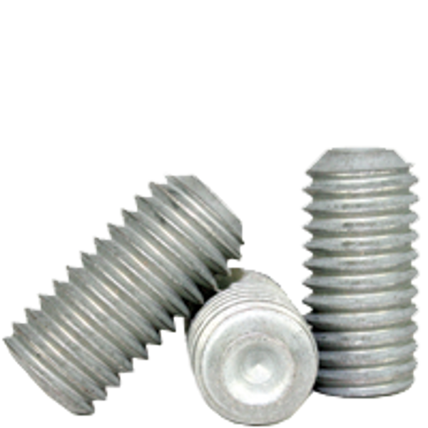 #10-24x3/8" SOCKET SET SCREWS CUP POINT COARSE ALLOY MECHANICAL ZINC, Qty 100