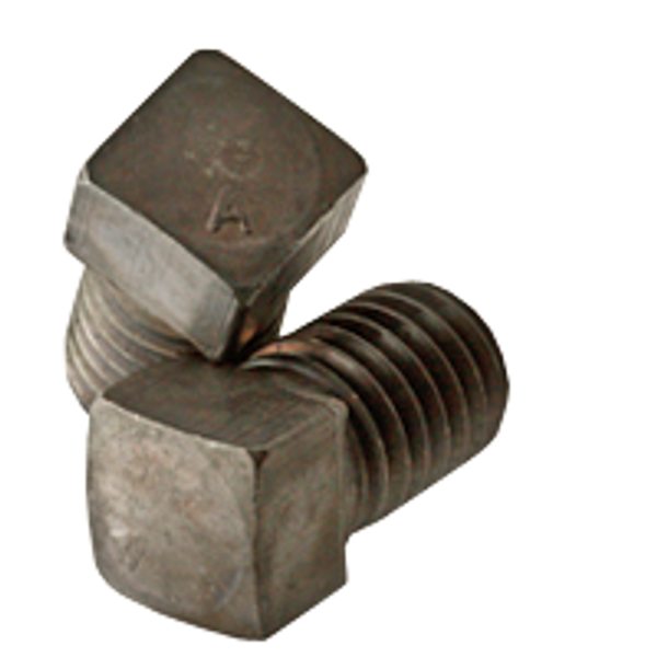 5/16"-18 x 1" Square Head Set Screws, Cup Point, Coarse, Fully Threaded, Alloy, Thru-Hardened, Qty 100