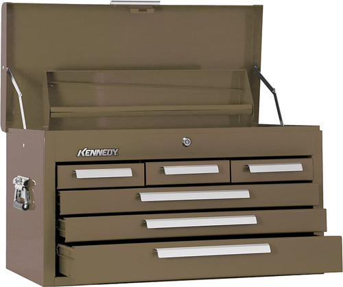 Kennedy 526B | 26-3/4 8-Drawer Brown Machinists Chest