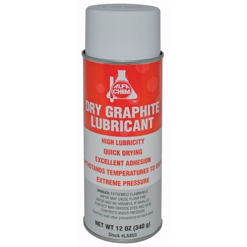 2 Graphite Lubricant Spray Aerosol Coating Heavy Duty Dry Film Lube  Flammable