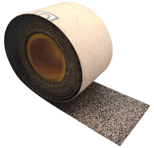 500 Superflex Graphite Roll, 6 Wide Coated Canvas Lubricant- Sold Per Yard  - Graphite - Abrasives