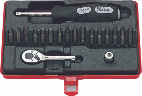 Ko-ken 2276 1/4 Square Drive Bit set 19 pieces | Industrial