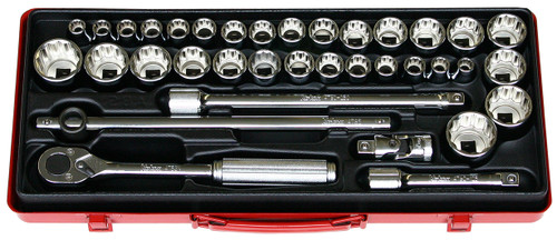 Ko-ken 4279AM 1/2 Square Drive Socket set 12 point 38 pieces
