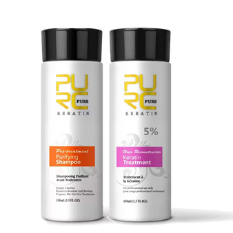 KERATIN TREATMENT SET | PURIFYING SHAMPOO + KERATIN TREATMENT 5%