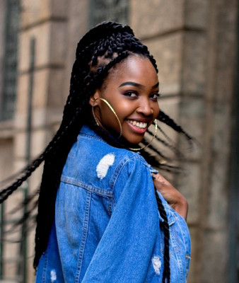 HOW TO DO AN EASY BRAIDED HAIRSTYLE FOR BLACK HAIR